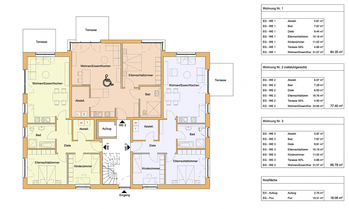 Foto Grundriss Erdgeschoss 