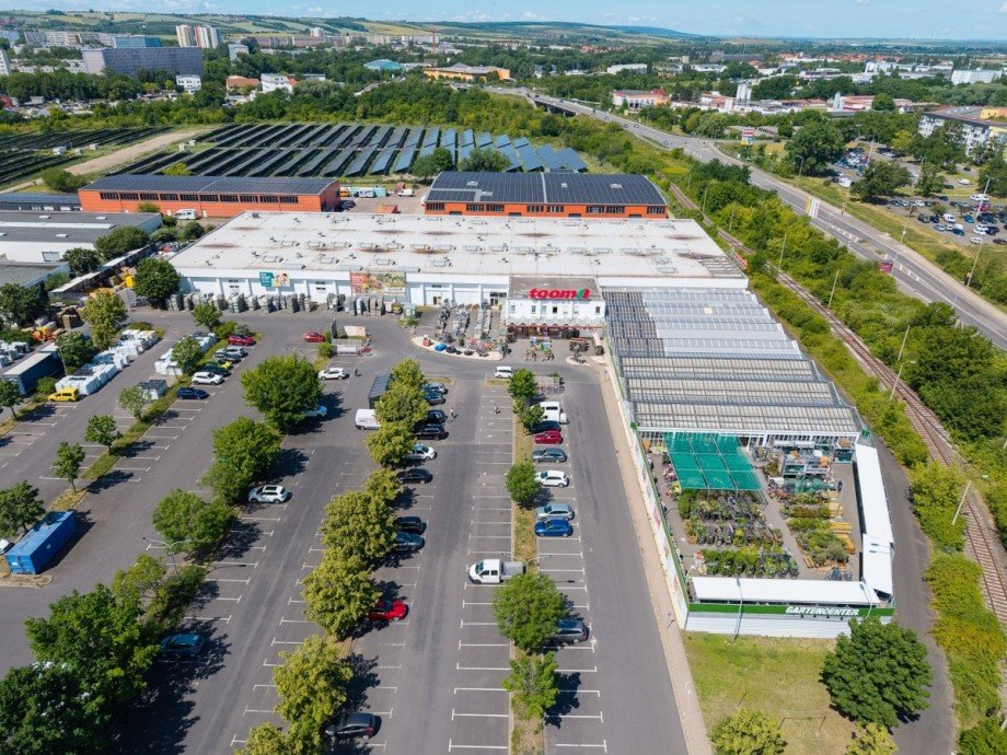 Ansicht Einkaufszentrum Erfurt