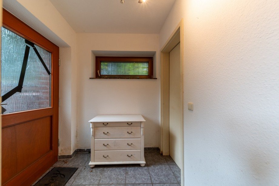 Eingang Souterrain Einfamilienhaus Rees