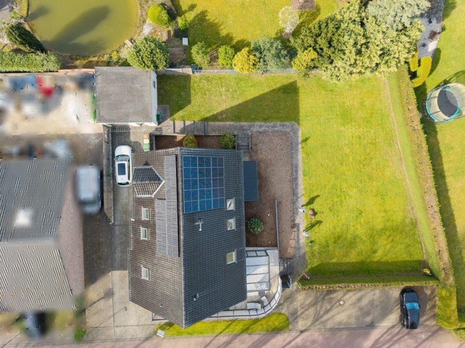 Drohnenaufnahme Mehrfamilienhaus Bedburg-Hau