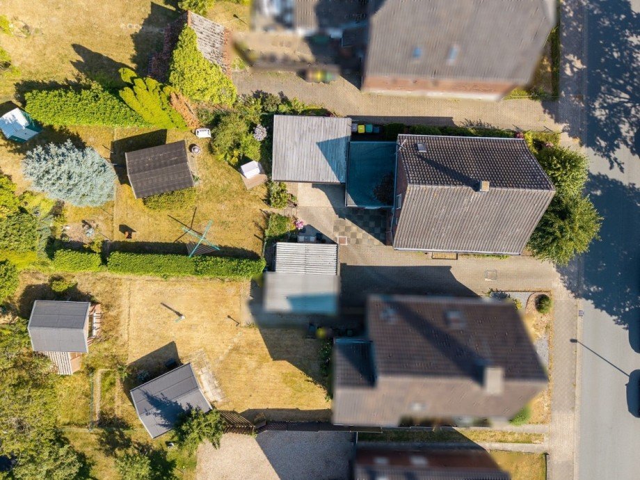 Drohnenfoto Einfamilienhaus Bedburg-Hau