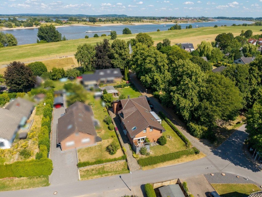 Drohnenaufnahme Einfamilienhaus Kleve