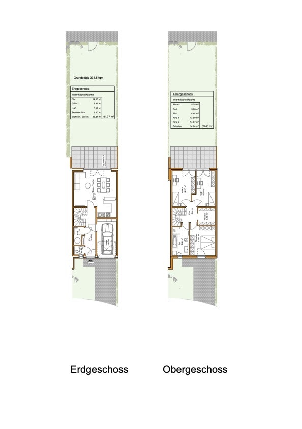 3248 EG + OG Haus 2 Reihenmittelhaus Kleve