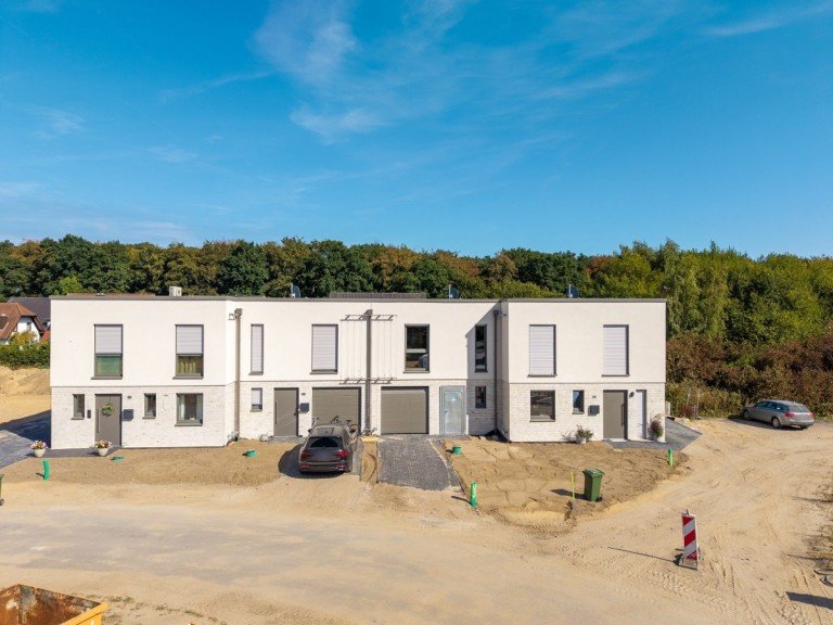 Au�enansicht Kleve Reiheneckhaus VERKAUFT! Neubau von vier modernen Reihenh�usern in Kleve-Reichswalde