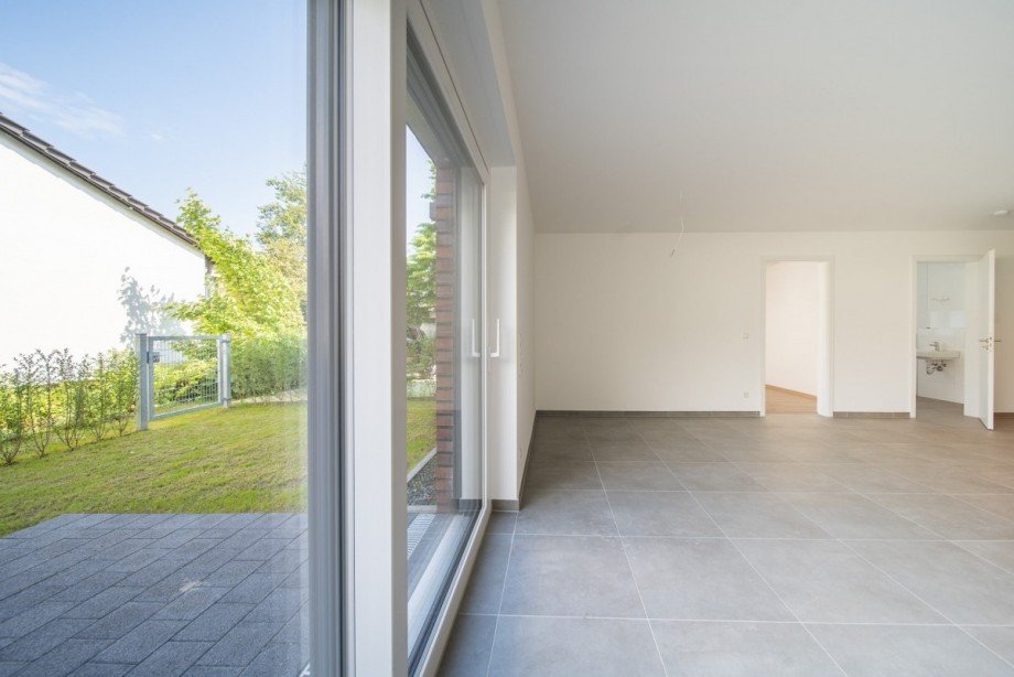 Wohnzimmer-Garten Etagenwohnung Kleve