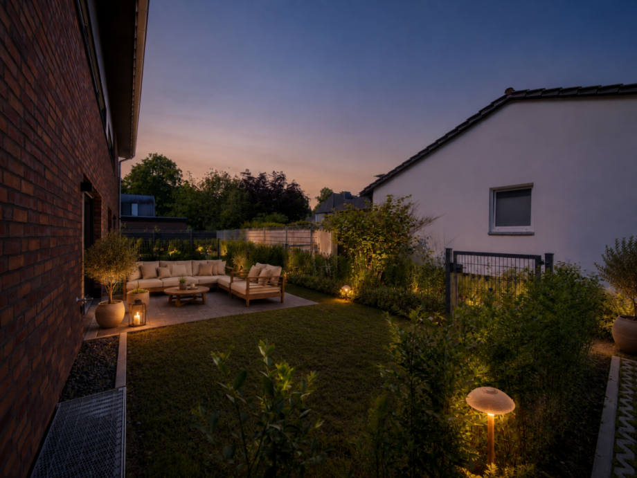Beispielbild Garten Abends Etagenwohnung Kleve