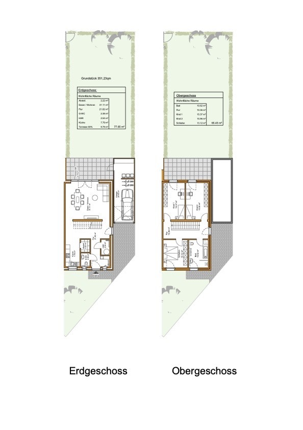 3248 EG + OG Haus 4 Reiheneckhaus Kleve