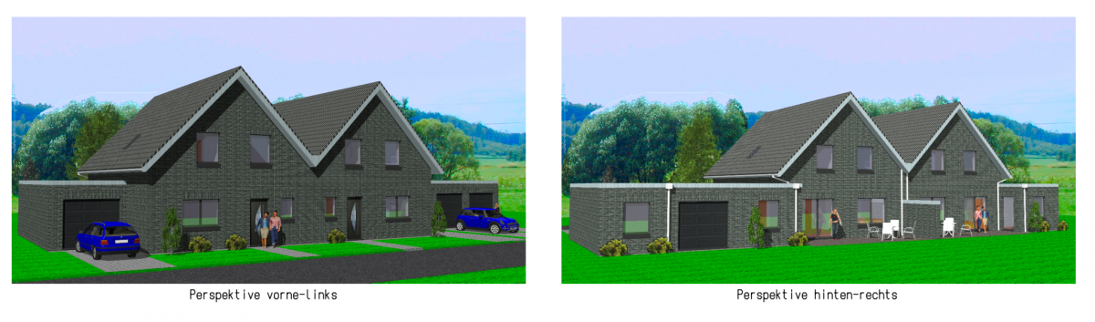 Musterhaus DHH Wohngrundst�ck Goch