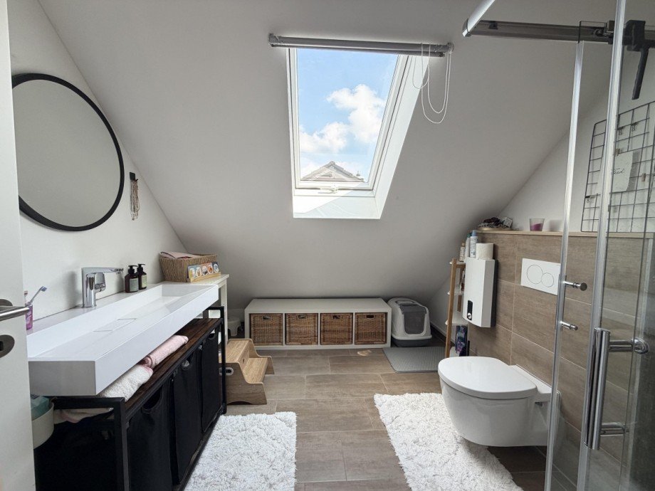 3396 Badezimmer Dachgeschosswohnung Kalkar