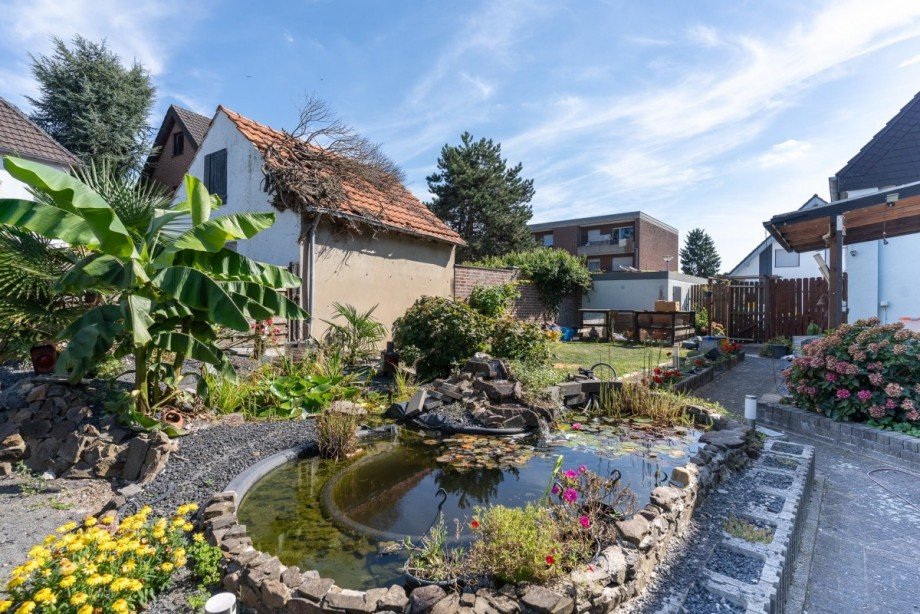 Garten Doppelhaush�lfte Kleve
