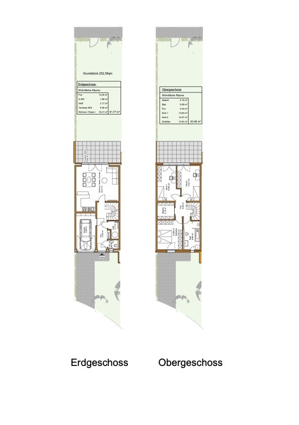 3248 EG + OG Haus 3 Reihenmittelhaus Kleve