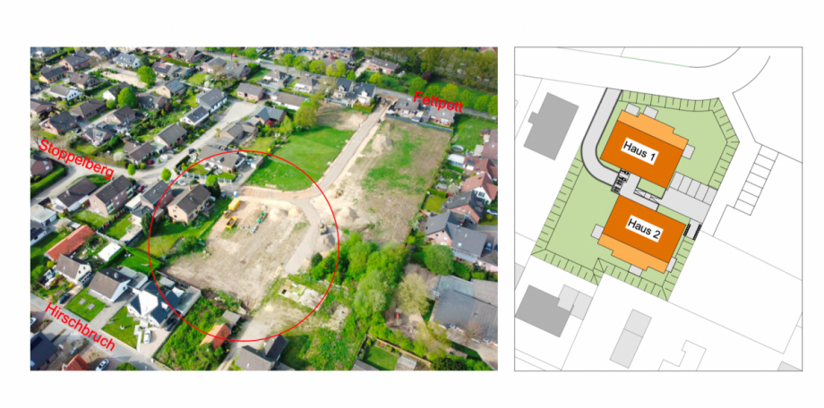 Lageplan Penthousewohnung Kleve