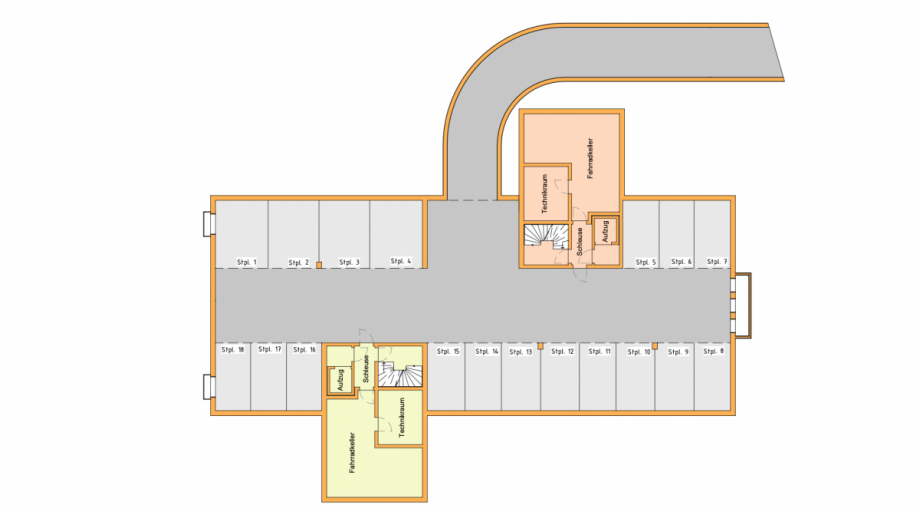Tiefgarage Penthousewohnung Kleve