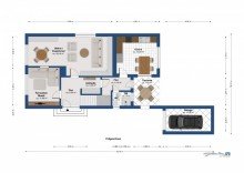 Grundriss Reserviert! Freistehendes Einfamilienhaus wartet auf neuen Besitzer!