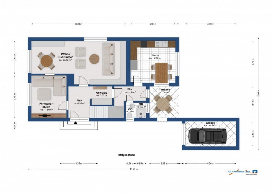 Grundriss Einfamilienhaus Bedburg-Hau