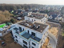Au�enansicht Verkauft!  Exklusive Staffelgeschosswohnung inkl. Tiefgaragen-Stellplatz - Neubau am Reichswald!