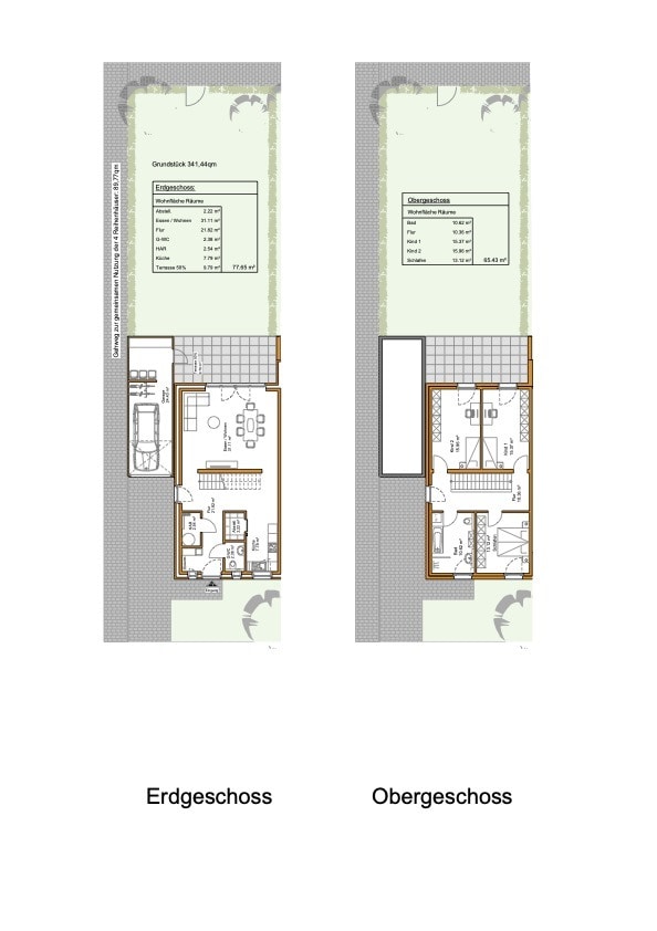 3248 EG + OG Haus 1 Reiheneckhaus Kleve