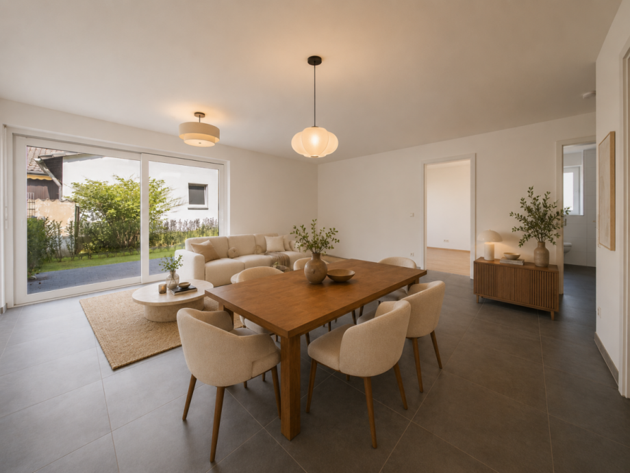 Beispielbild Wohn-Essbereich Etagenwohnung Kleve
