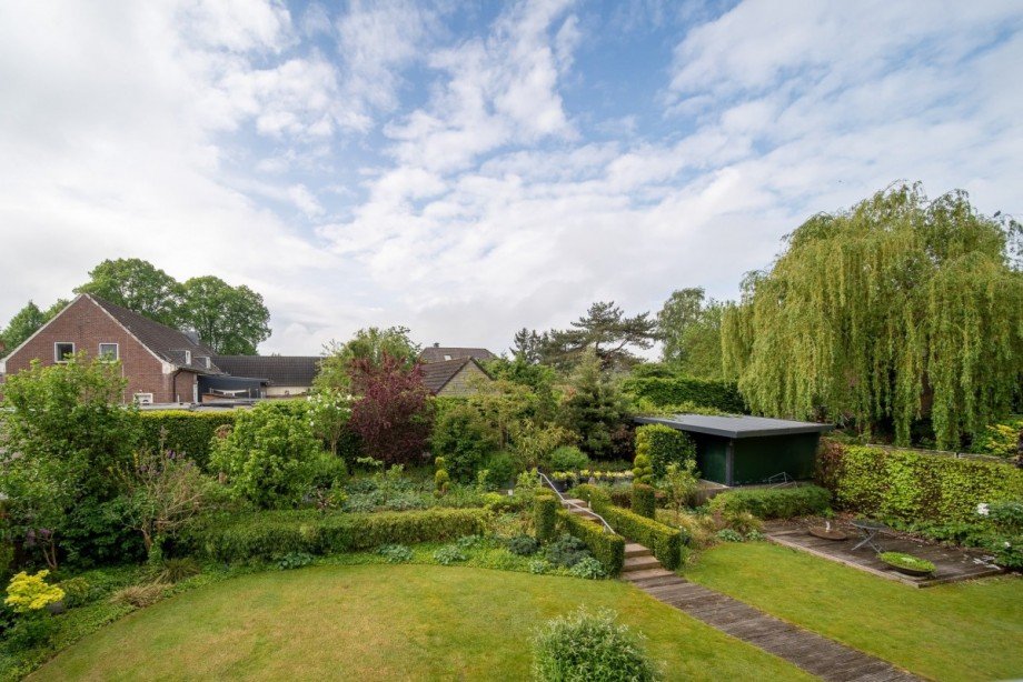 Blick in den Garten Einfamilienhaus Kranenburg