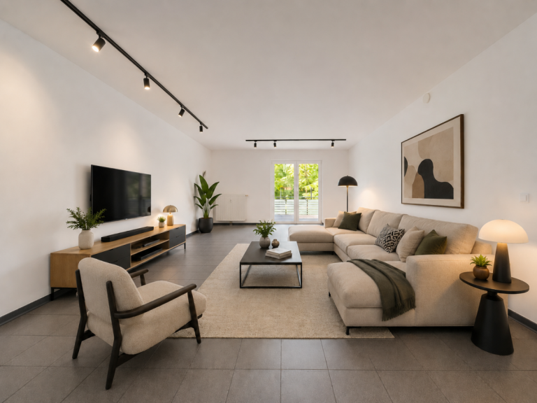 Beispielbild Wohnzimmer Bedburg-Hau - Schneppenbaum Etagenwohnung VERKAUFT! Wohnen im Ortskern von Scheppenbaum