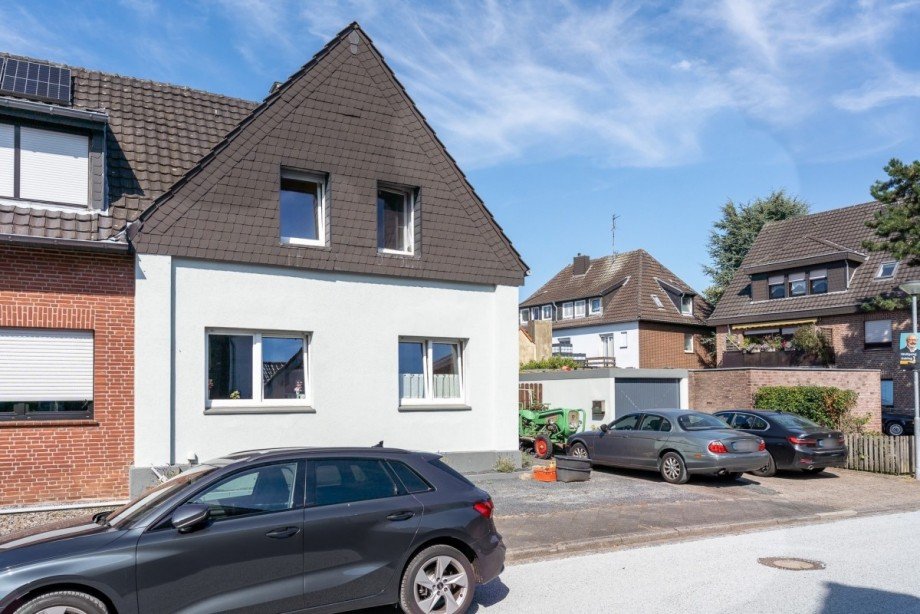 Au�enansicht Doppelhaush�lfte Kleve