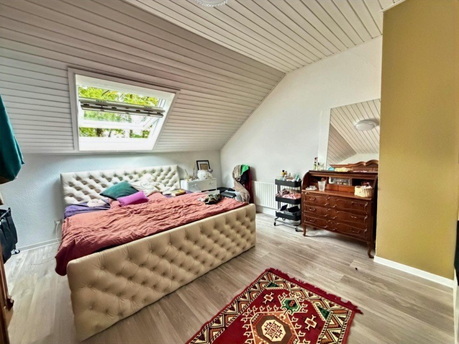 Schlafzimmer Dachgeschosswohnung Kleve