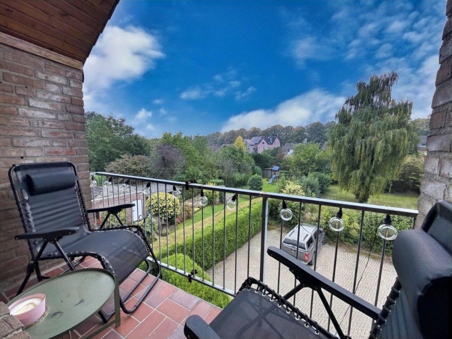 Balkon mit Aussicht Dachgeschosswohnung Kleve