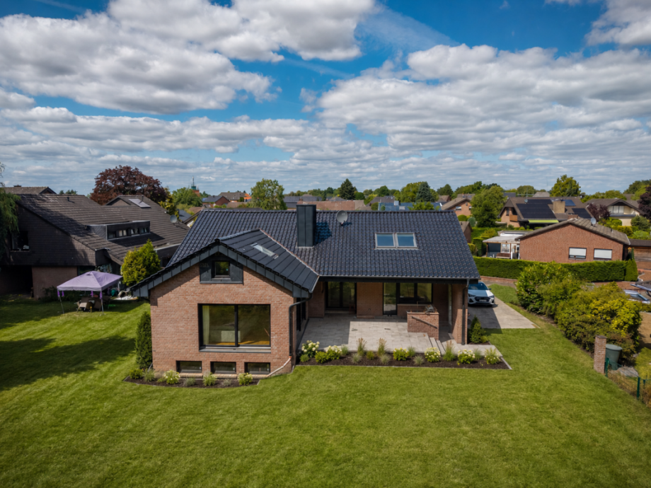 m�gliche Gartengestaltung Einfamilienhaus Bedburg-Hau